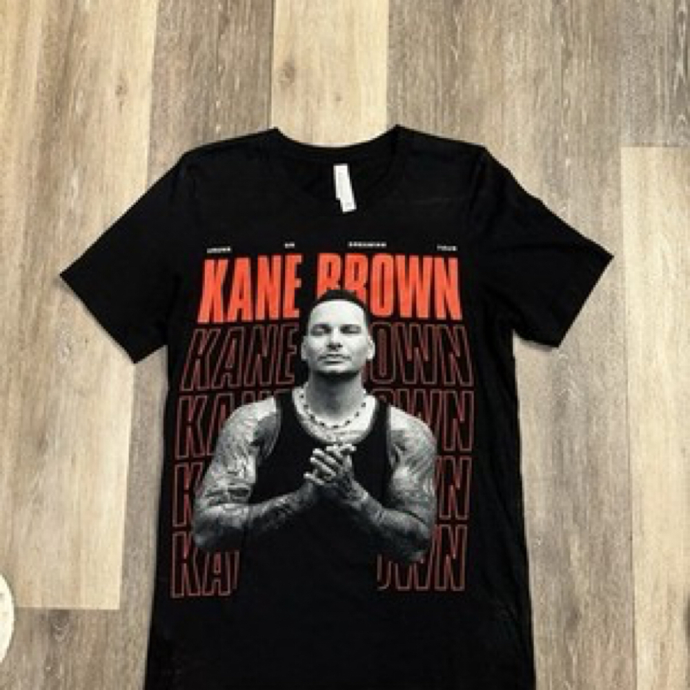 Official Kane Brown Drunk or Dreaming Tour 2023 T-shirt Size Small S Black